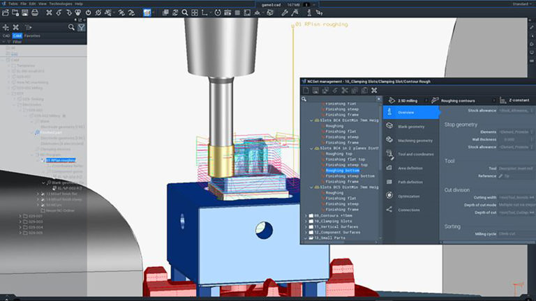 tebis verze 4.1 software cad cam obrábění modelování