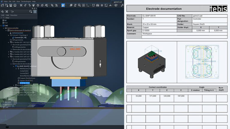 tebis verze 4.1 software cad cam obrábění modelování