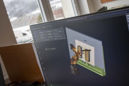 CAD CAM software tebis simulace robotického pracoviště KUKA FORM