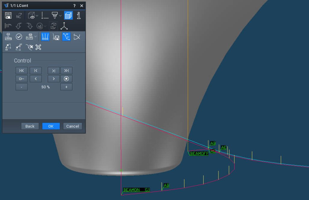 tebis 3D laserové řezání