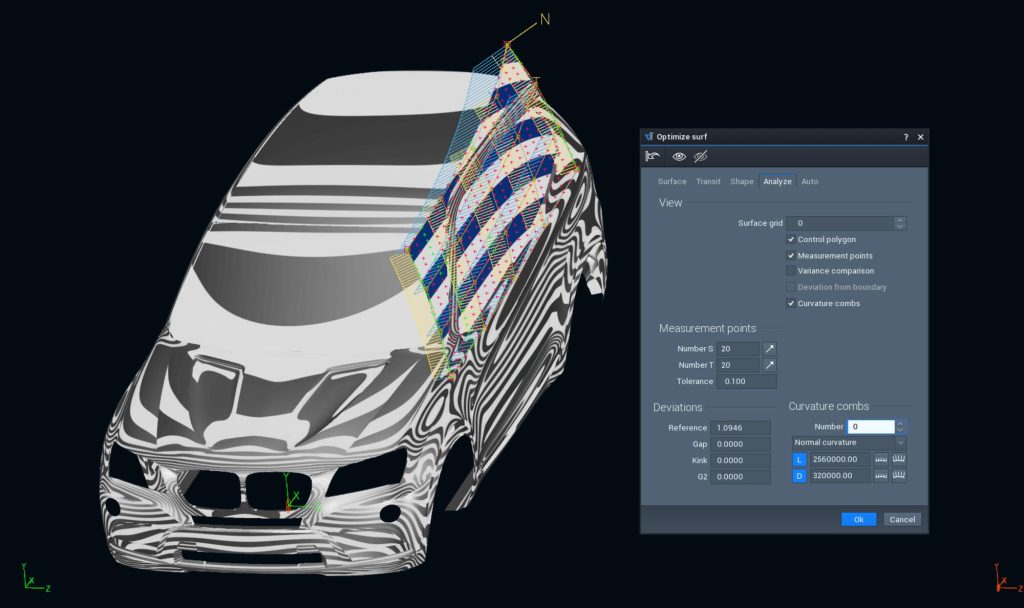 Automatická a ruční optimalizace kvality povrchových modelů CAD